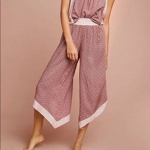 Anthropologie Floreat Two-Toned Sleep Pants in Red